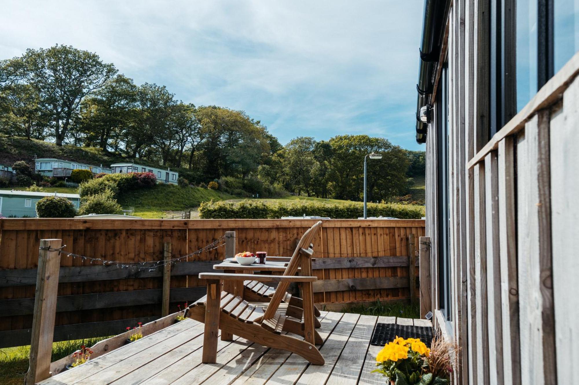 Cefn Crib Cabins Machynlleth Zewnętrze zdjęcie
