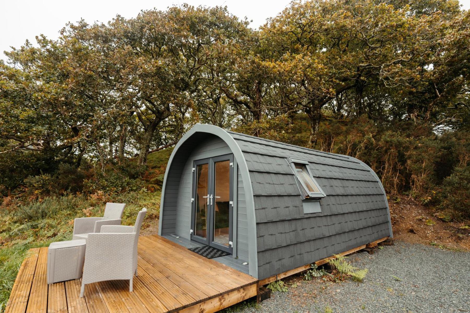 Cefn Crib Cabins Machynlleth Zewnętrze zdjęcie